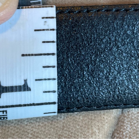 Yves Saint Laurent Black and Gold Belt - Picture 9 of 10